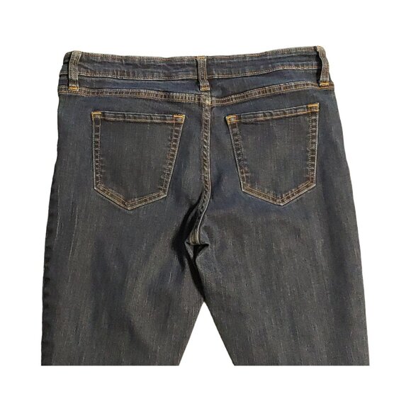 Gap Denim Legging Women's Size 30 Dark Wash Low Rise Stretch Cropped Skinny Leg - Picture 5 of 10